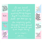 'She's Unstoppable' Guided Hardcover Journal | Teal | 5x7"