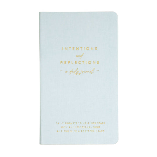Soft Cover Guided Intentions & Reflections Journal | Duck Egg Blue | 4.75x8"