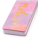 Spiral Memo List Pad | Pink Marble | 3x8.5"