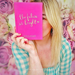 'The Future is Bright ' Guided Hardcover Journal | Hot Pink | 5x7"