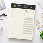 Undated Planner Pad | One Day At A Time | 5.5x8.5"