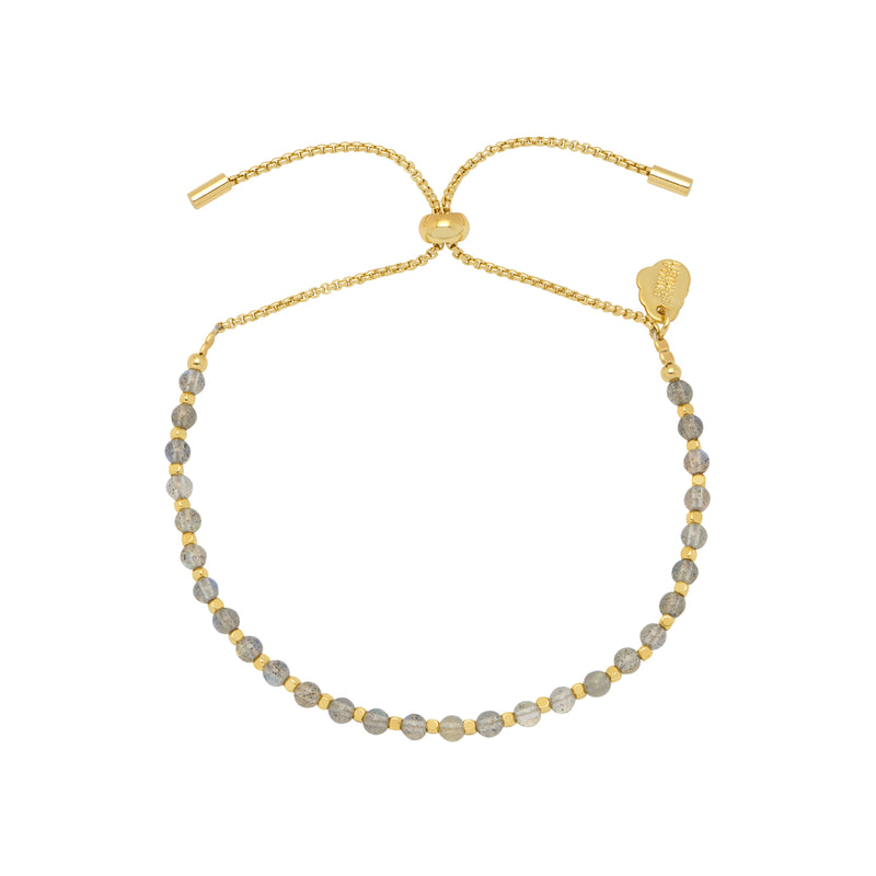 Amelia Labradorite Bracelet | Gold Plated