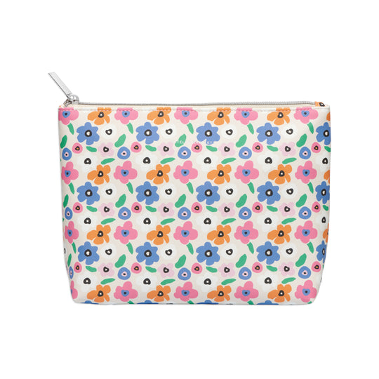 Floral Print Wash Bag | Vegan Leather