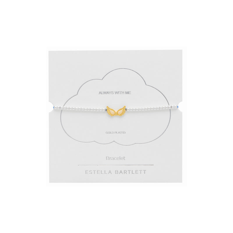 Louise Angel Wing Bracelet | Gold Plated