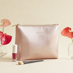 Metallic Makeup Pouch | Blush