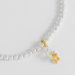 Sienna Interlinked Star Charm Birthday Bracelet | Gold & Silver Plated