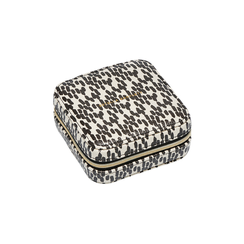 Spotted Square Jewellery Box | Monochrome