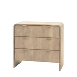 Colonna Fluted 3 Drawer Chest | Mango Wood
