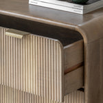 Colonna Fluted 3 Drawer Chest | Mango Wood