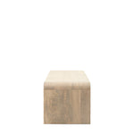 Colonna Fluted Media Unit | Mango Wood