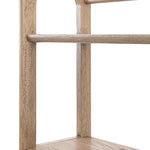 Craft Oak Open Display Unit | Smoked | Tall