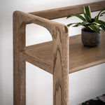 Craft Oak Open Display Unit | Smoked | Wide
