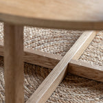 Craft Oak Round Coffee Table | Natural