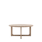 Craft Oak Round Coffee Table | Smoked