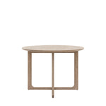 Craft Oak Round Dining Table | Smoked