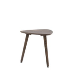 Hatfield Triangular Side Table | Smoked Oak