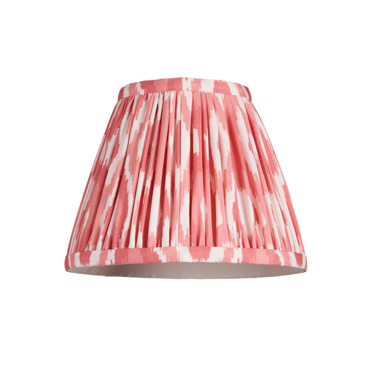 Ikat Fabric Shade | Coral Pink