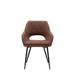 Ivorra Arch Dining Chairs | Brown | Set of 2