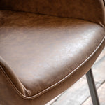 Ivorra Arch Dining Chairs | Brown | Set of 2