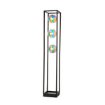 Kinjo Iridescent 3 Sphere Floor Lamp | Matt Black