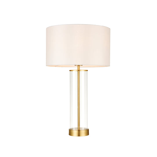 Lessina Table Lamp | Brushed Gold/Vintage White | Large