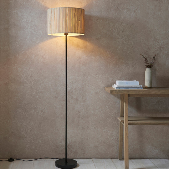 Longshore Seagrass Floor Light | Black/Natural