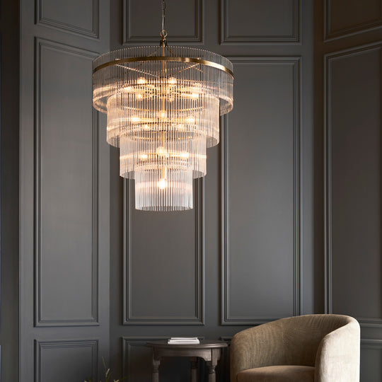 Marietta 16 Pendant Light | Antique Brass