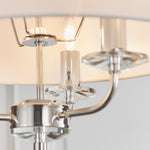 Nixon Pendant Light | Bright Nickel/Vintage White | Small