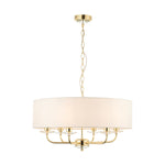 Nixon Pendant Light | Brass/Vintage White | Large