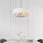 Nixon Pendant Light | Bright Nickel/Vintage White | Large