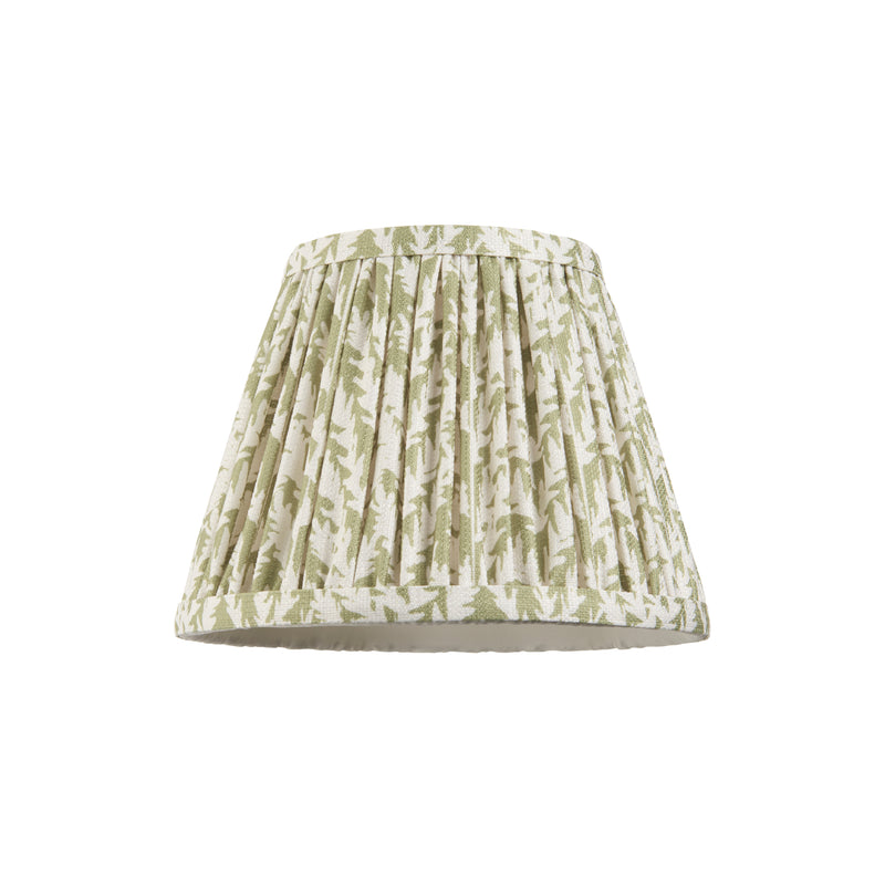 Pleated Fabric Leaf Shade | Herb Garden Green