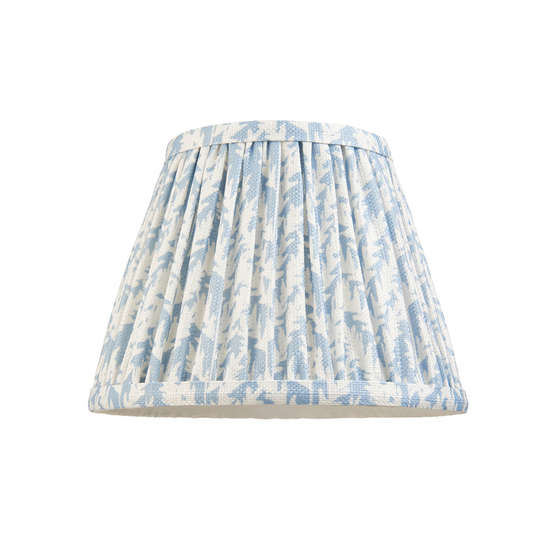 Pleated Fabric Leaf Shade | Shell Bay Blue