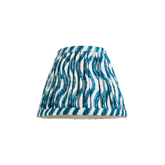 Pleated Fabric Ripple Shade | Marlin Blue