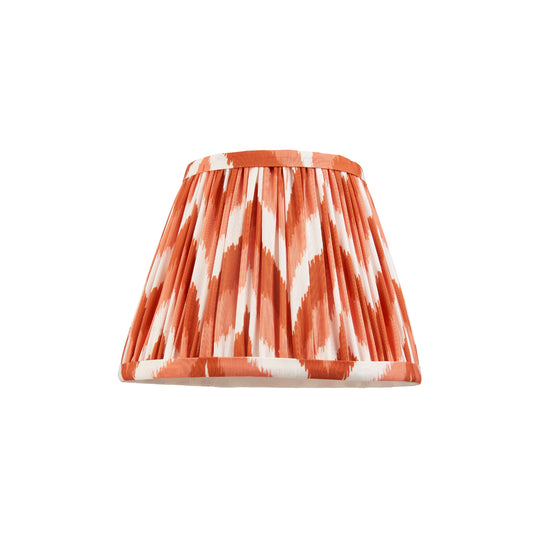Pleated Fabric Zigzag Shade | Apricot Orange