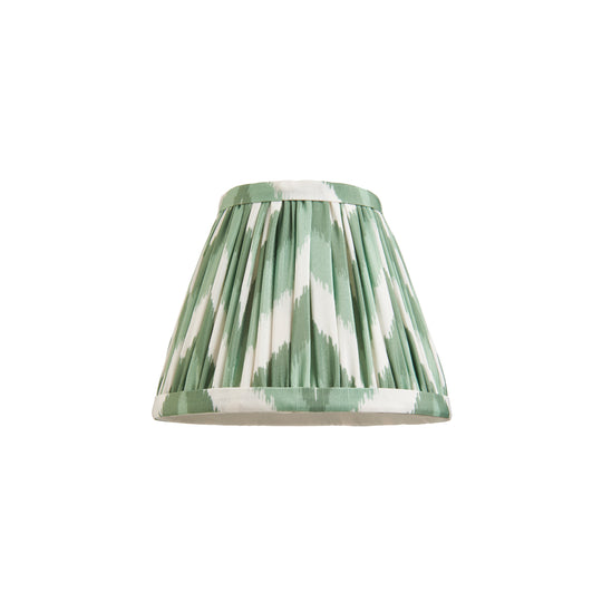 Pleated Fabric Zigzag Shade | Cotswold Green