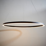 Staten Circle Pendant Light | Black/White