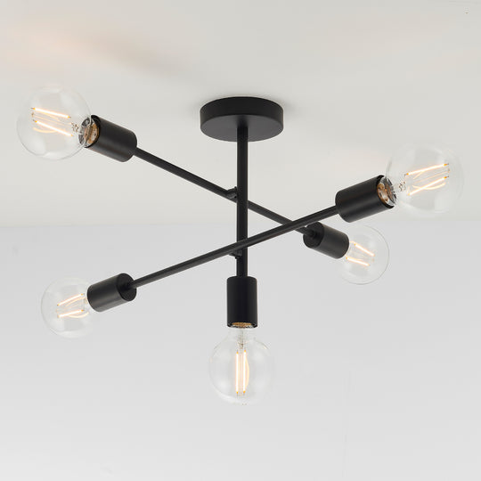 Studio Ceiling Lamp | Matt Black | Small