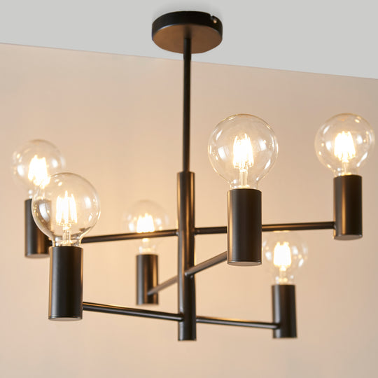 Studio Ceiling Lamp | Matt Black | Large