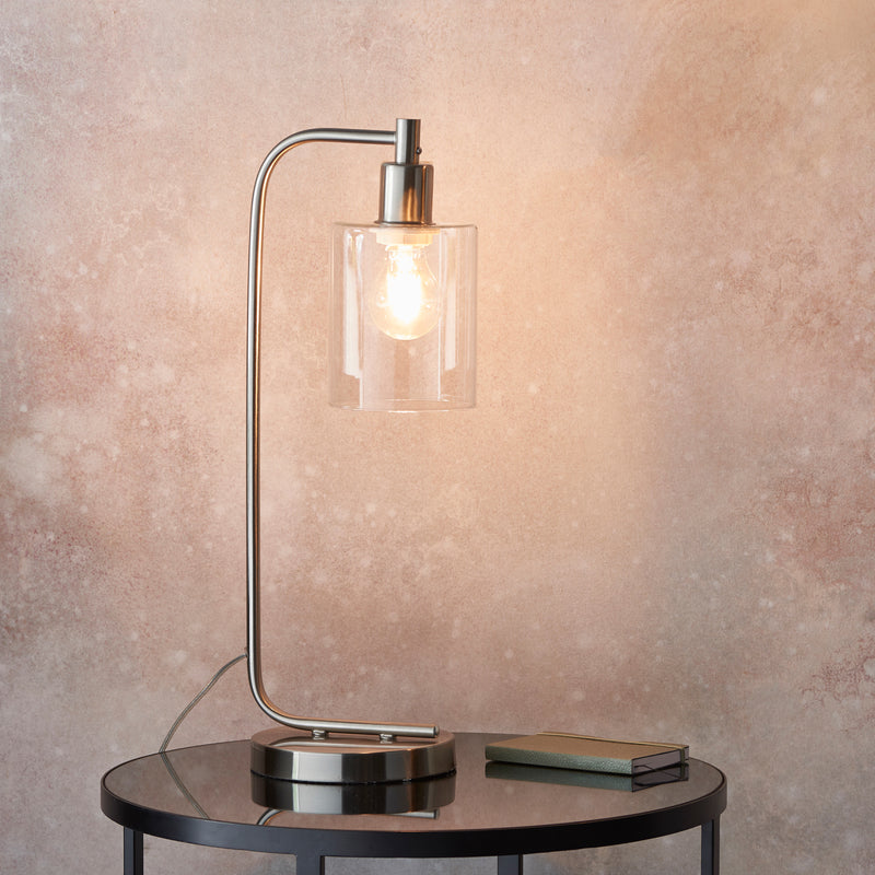 Toledo Table Lamp | Brushed Nickel