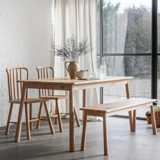Wycombe Nordic Dining Table | Natural