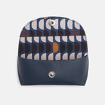 Men's Vegan Leather Flap Glasses Case | Navy