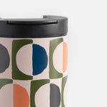 Men's Stainless Steel Travel Mug | Geo Circles
