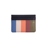 Vegan Leather Cardholder | Multi Stripe