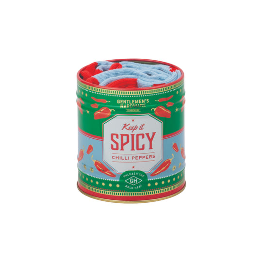 Chilli Pepper Socks in a Can