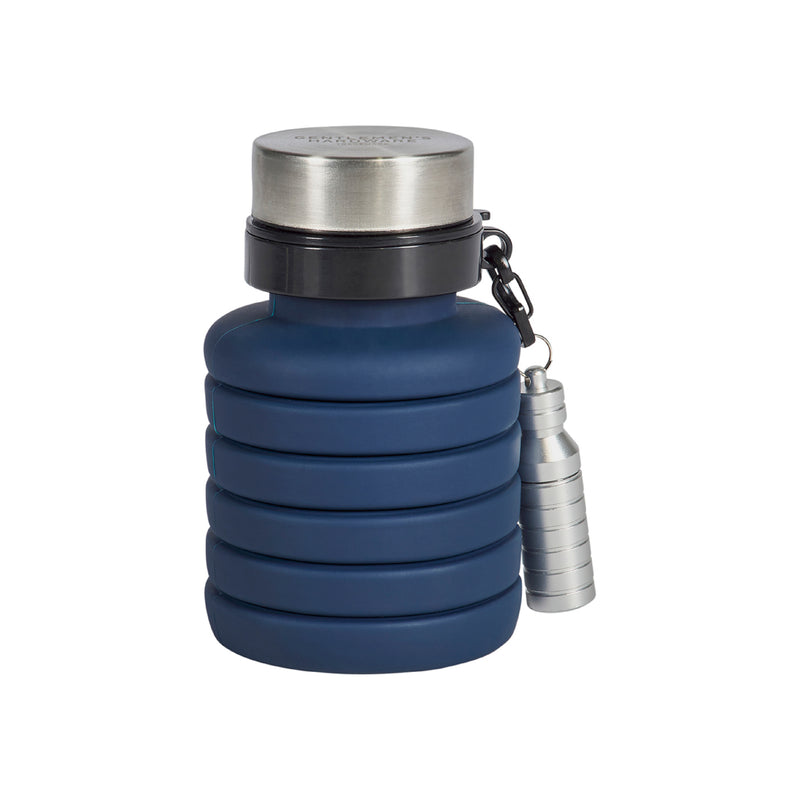 Collapsible Water Bottle with Mini Flashlight & Carabiner | 470ml