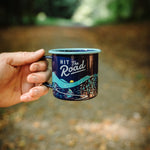 Enamel 'Hit The Road' Mug | 325ml