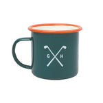 Enamel 'Let's Go Clubbing' Golf Mug | 500ml