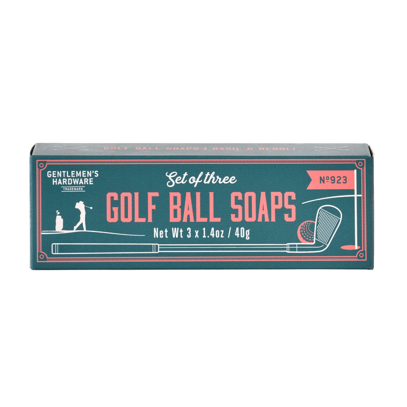 Golf Ball Soaps | Basil & Neroli | Set of 3