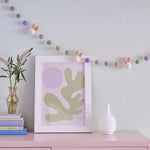 Felt Easter Bunny & Pom Pom Garland