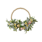 Spring Foliage Beaded Wreath